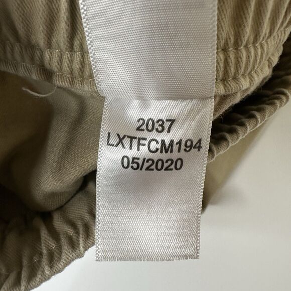 Aeropostale Stretch Jogger Khaki Pants Mens Sz S Tan Drawstring Pull On Casual - Picture 8 of 12